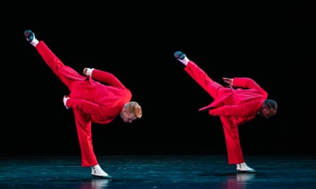 Jazz beats … Lee Duveneck and Alex Clayton of Paul Taylor Dance Company in Under the Rhythm by Robert Battle.