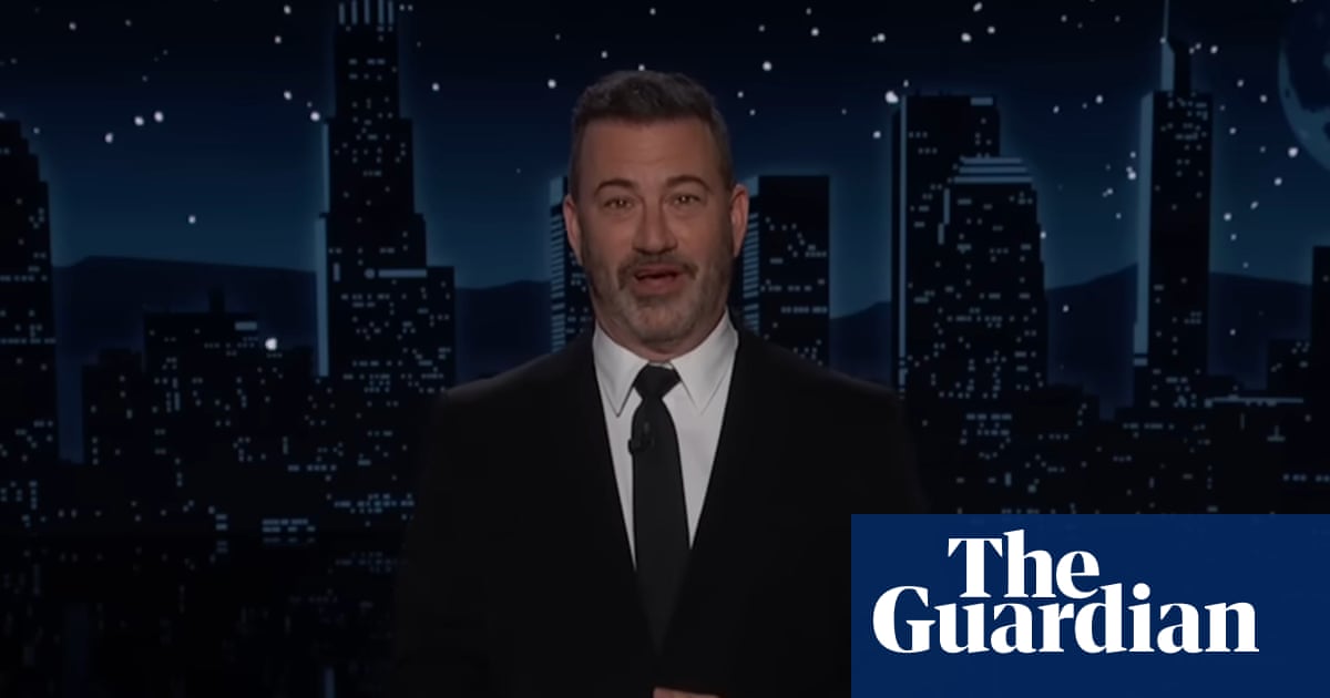 Jimmy Kimmel on Mike Johnson’s new award for Trump: ‘You can almost feel his spine exiting his body’
