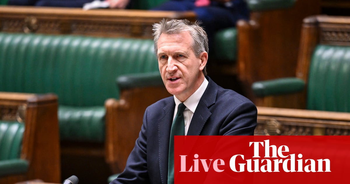 Dan Jarvis nombrado nuevo secretario de Defensa mientras Al Carns renuncia al gobierno