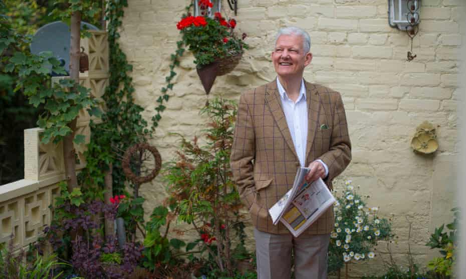 Eric McGraw at his home in Taunton, Somerset, in 2015.