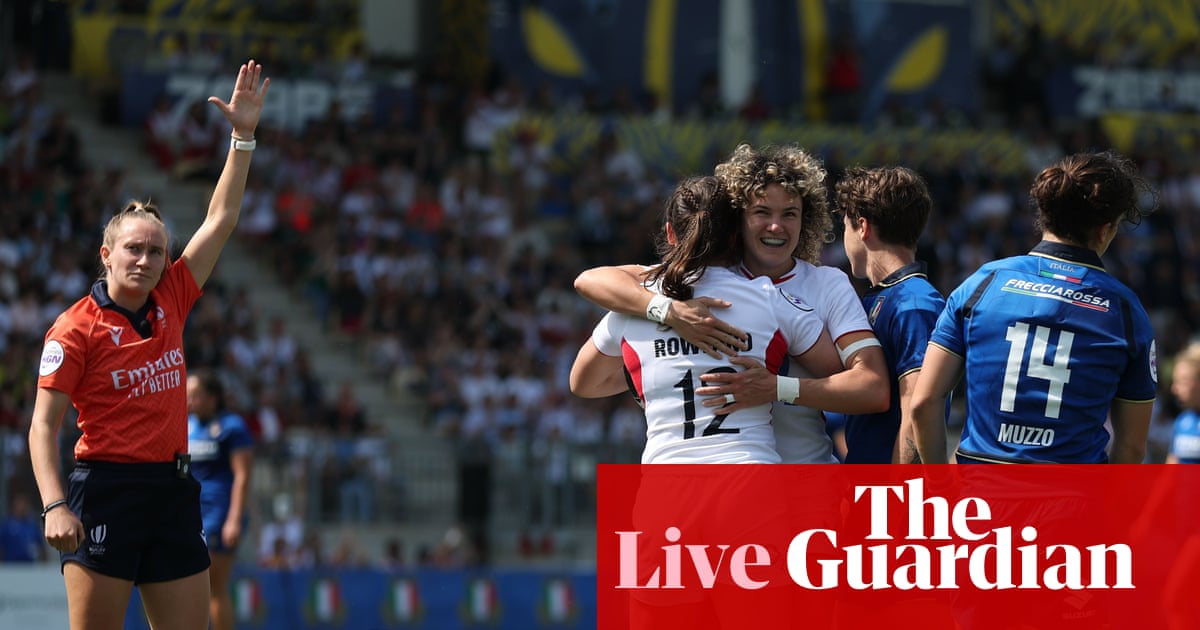 Italy v England: Women’s Six Nations rugby union – live