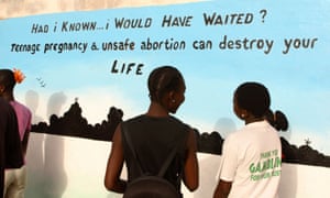 Family planning clinic in Gambia.