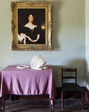 A portrait of Elizabeth Macarthur hangs in the entrance hall of Elizabeth Farm