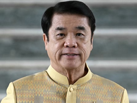Thailand’s acting prime minister Suriya Jungrungreangkit arrives at Government House in Bangkok on Wednesday.