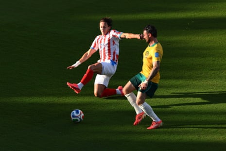 Paraguay's Matias Galarza