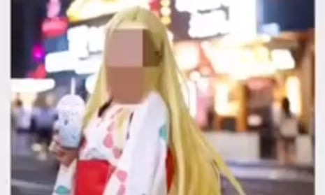 The young Chinese woman was arrested whilst cosplaying as a character from the manga series Summer Time Rendering