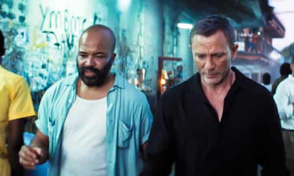 As Felix Leiter with Daniel Craig as Bond in No Time to Die.