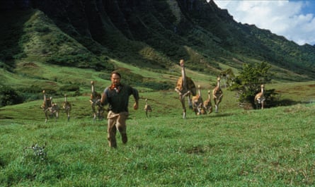Sam Neill as Dr Alan Grant Film in Jurassic Park.