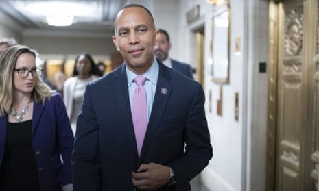Hakeem Jeffries is the first Black American to lead a major political party in Congress.