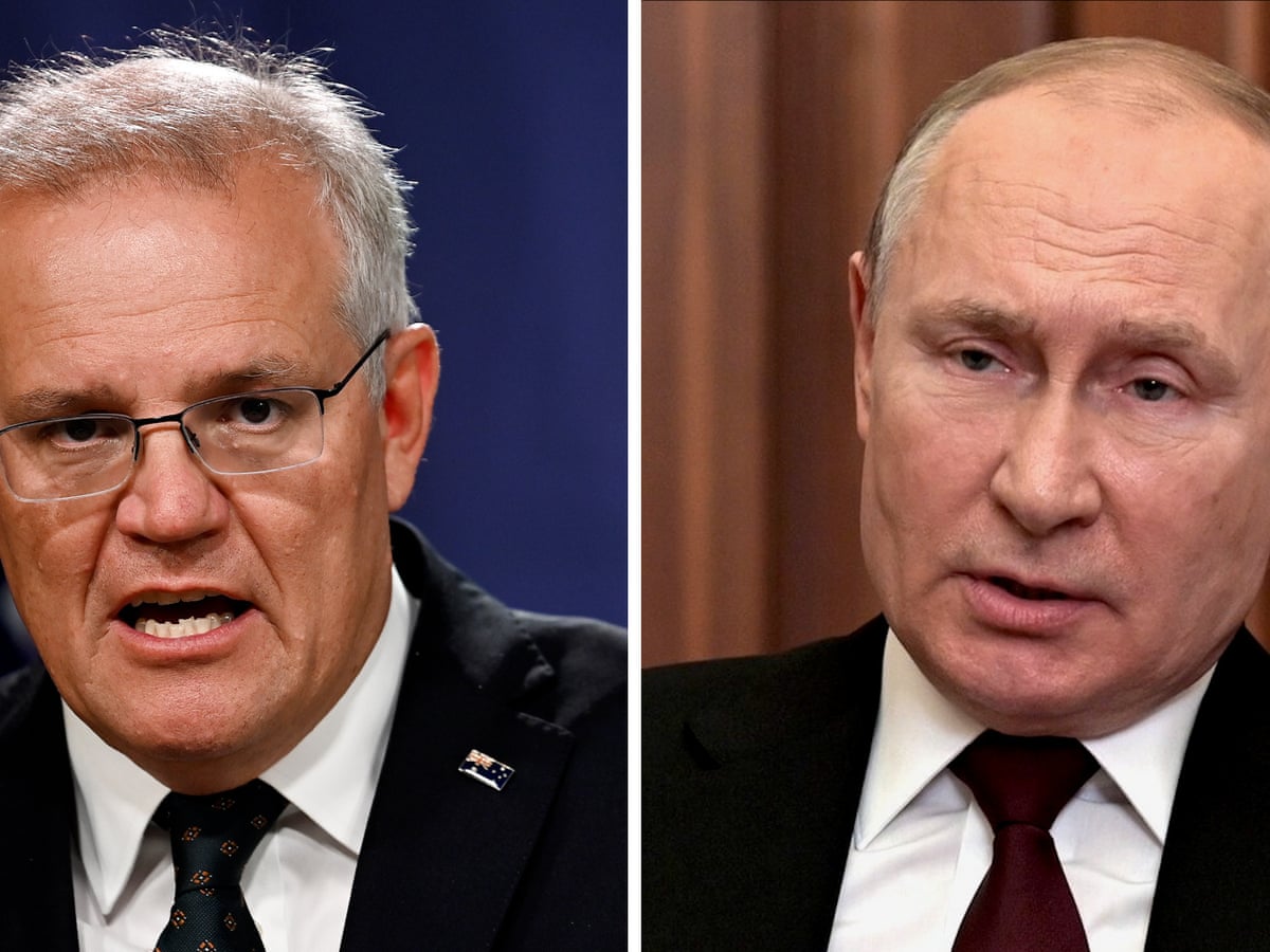 Australia imposes sanctions on Russia in response to Ukraine crisis |  Australian politics | The Guardian