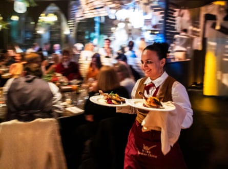 A scene from The Great Christmas Feast @ Lost Estate.