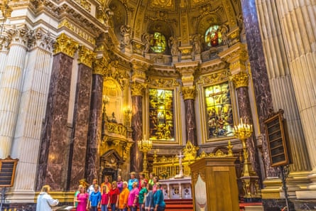 Singers in Berlin’s Dom – the largest protestant Church in Germany.