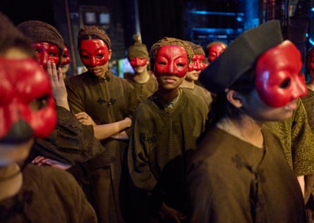 Members of the Youth Opera Company, the Royal Opera’s in-house chorus of 9 to 13 year olds.