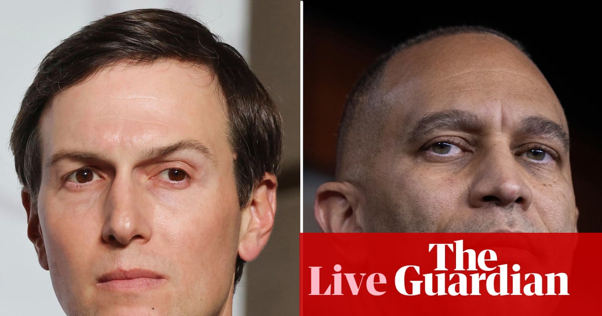 Hakeem Jeffries meeting with Jared Kushner sparks backlash amongst Democrats ahead of midterm elections – live