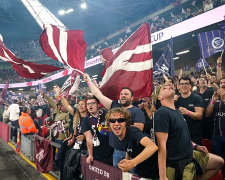 Bordeaux Bégles fans in the stands