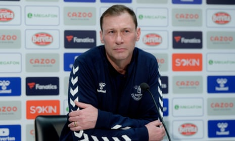 Caretaker manager Duncan Ferguson speaks to the media in the press conference to preview Everton’s match against Aston Villa.