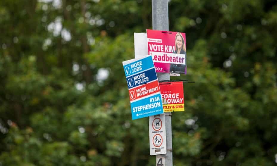 Tensions are high in the constituency where Labour is facing a difficult challenge from the Conservatives and from the former MP George Galloway.