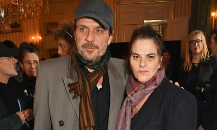 Andreas Kronthaler and Tracey Emin at the Vivienne Westwood show.