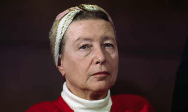 French Existentialist and Writer Simone De Beauvoir2/1968-Paris, France