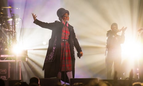 Lauryn Hill performing at the SSE Hydro, Glasgow.