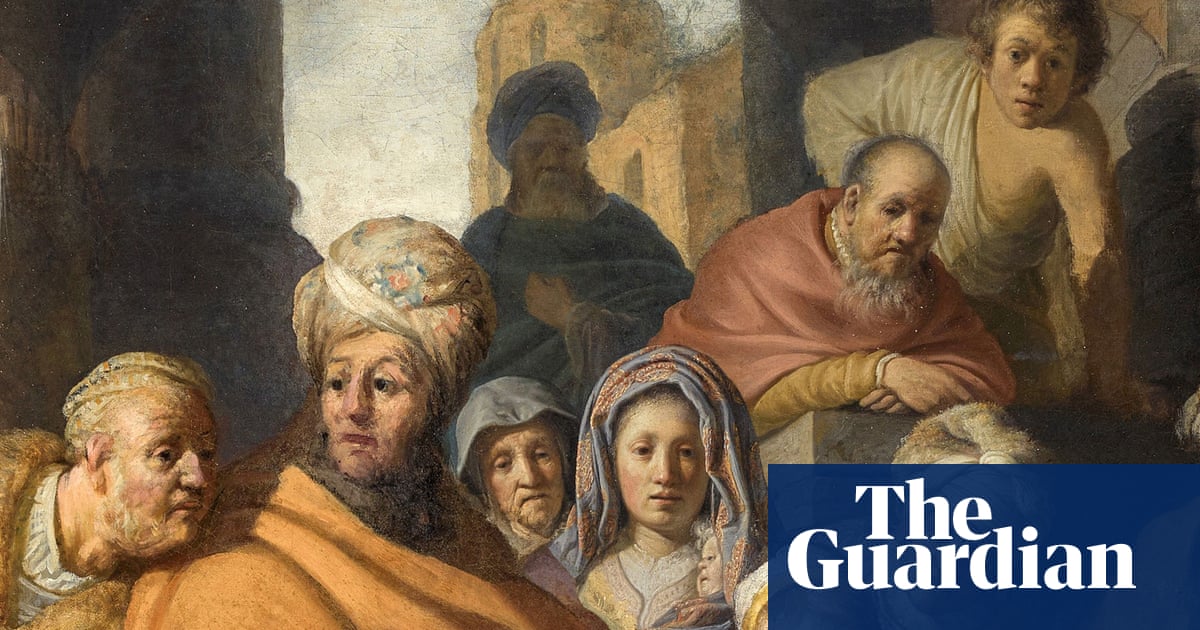 Rembrandt painting was altered to erase turban from man’s head, restorers find