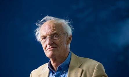 Michael Frayn at the Edinburgh international book festival in 2010.