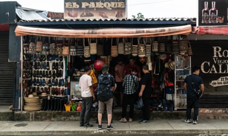 Chinese citizens shopped for camping gear in Necoclí