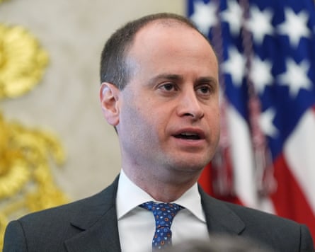 White House staff secretary Will Scharf.