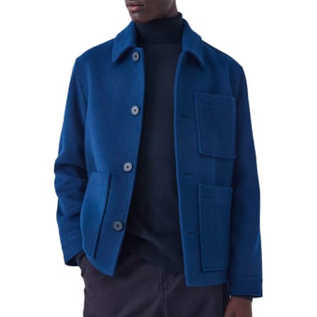 John Lewis navy roll neck