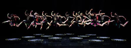 Spectacle of endurance … Andonis Foniadakis’s Bolero+ from FireWorks by Gauthier Dance.