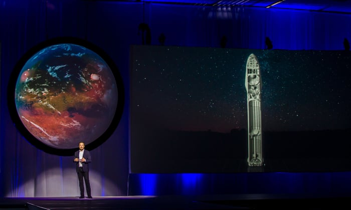 Spacex Founder Elon Musk Plans To Get Humans To Mars In Six Years Technology The Guardian