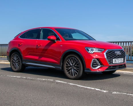A red Audi Q3