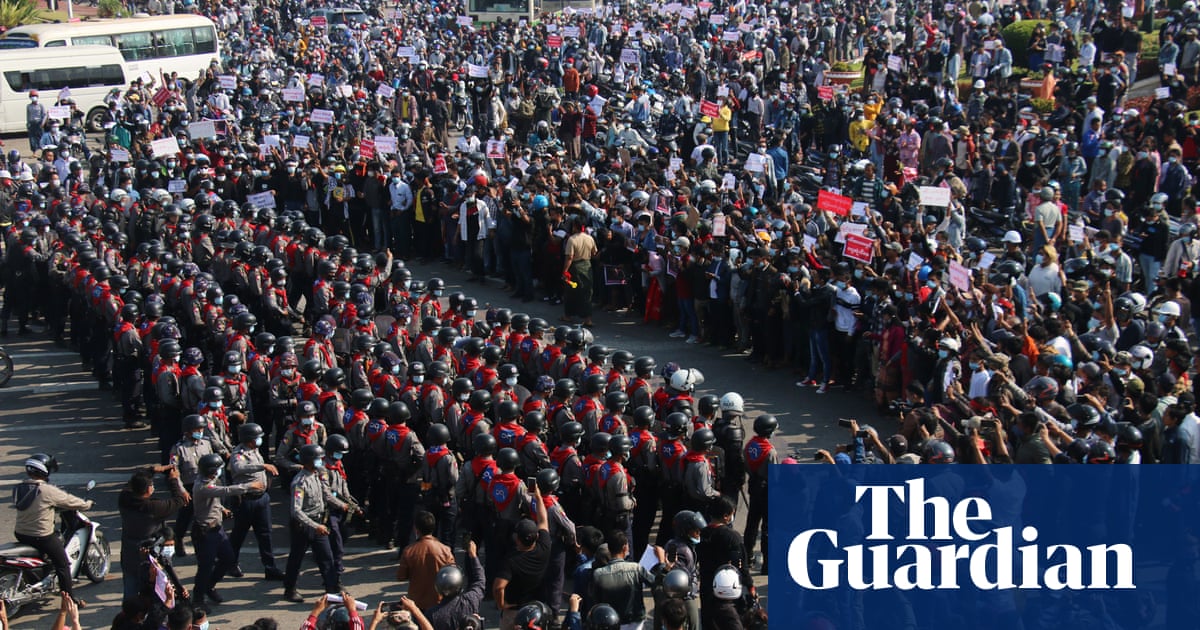 Myanmar Coup Protests Grow In Pictures World News The Guardian Myanmar Coup Protests Grow In Pictures World News The Guardian