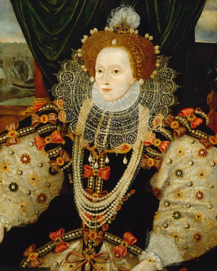 The Armada portrait shows Elizabeth in full Gloriana mode and is rich in symbolism.