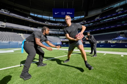 The Guardian’s Rob Booth tries out flag football