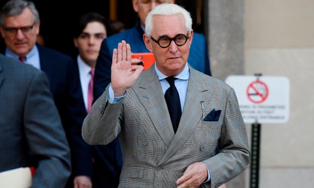 Roger Stone’s convictions stem from the former special counsel Robert Mueller’s investigation into Russian interference in the 2016 election.