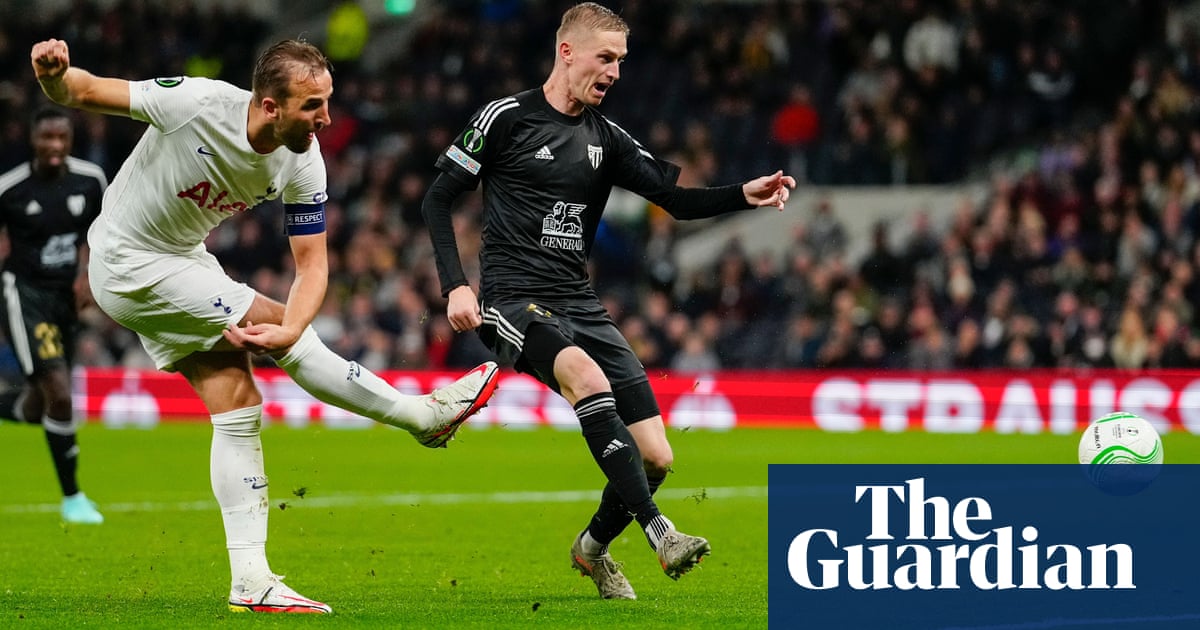 Harry Kane’s 20-minute hat-trick sinks Mura and drags Spurs from their rut