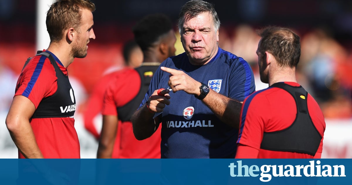 Sam Allardyce shows faith in beaten Euros squad with first England lineup