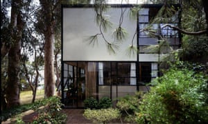 Eames House courtyard, part of The World of Charles and Ray Eames.