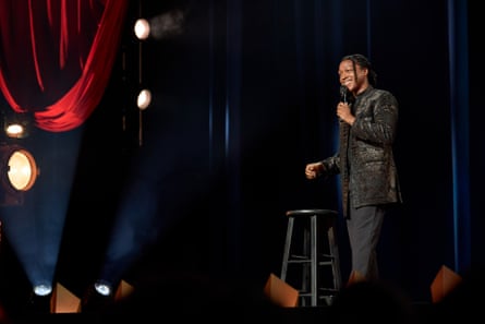 josh johnson on a stage