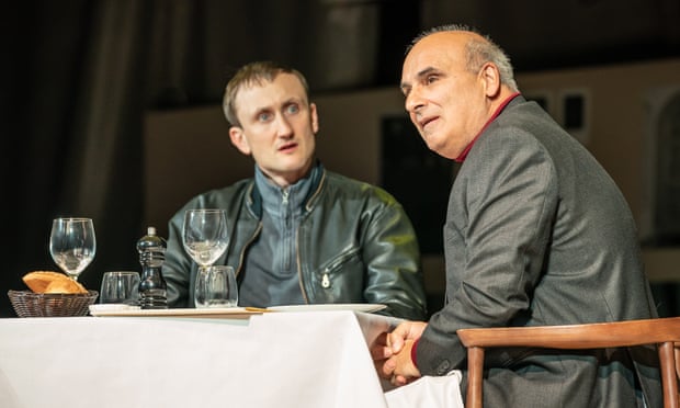 Shadow play … Tom Brooke, left, as Alexander Litvinenko with Peter Polycarpou as Boris Berezovsky.