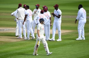 Root walks after being run out for 17.