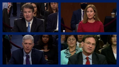 ‘It’s precedent’: how supreme court justices spoke about Roe v Wade in the past – video