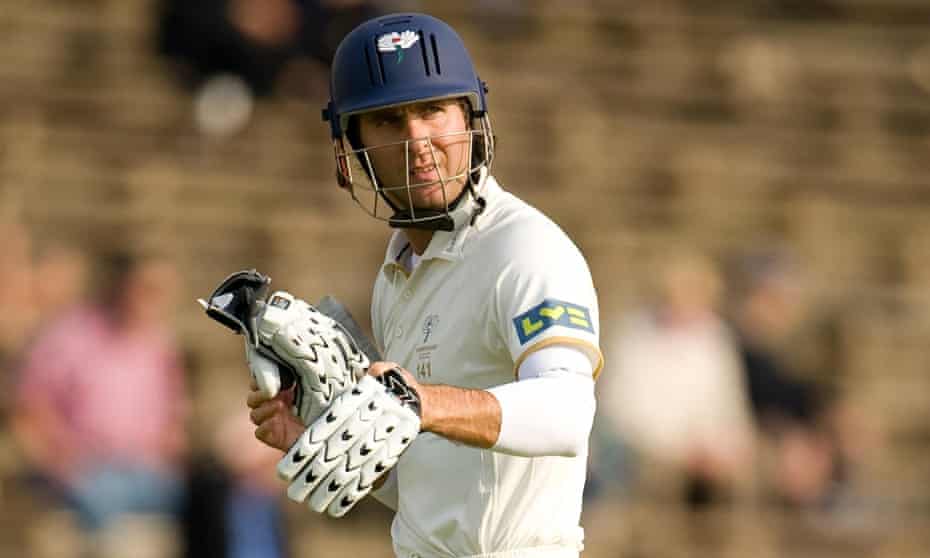 Michael Vaughan playing for Yorkshire in 2008
