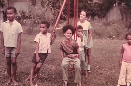 children smile for a photograph