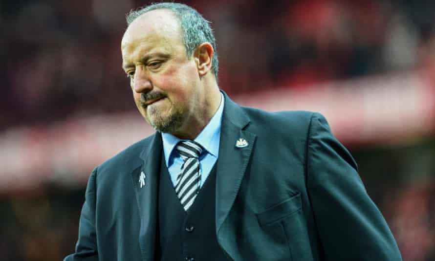 Rafael Benitez feels the pain of defeat