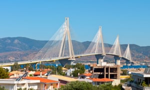 The Rio-Antirrio suspension bridge.