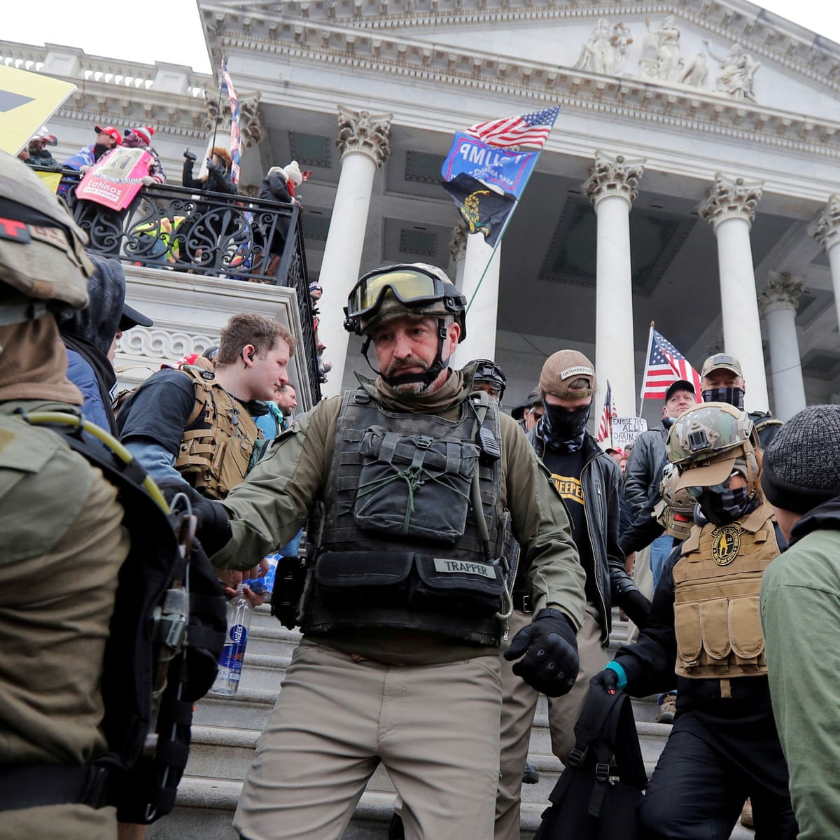 Far Right Militia at Capital