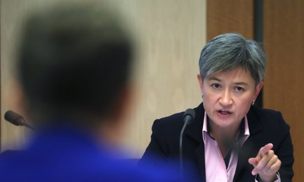 Senator Penny Wong questions Finance Department officials