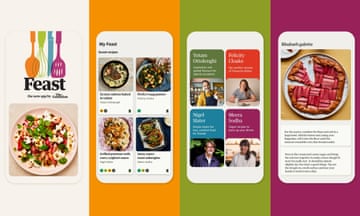Images from Feast, the new cooking and recipe app from the Guardian